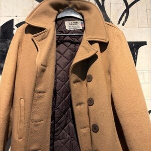 Vintage Schott NYC Camel Peacoat